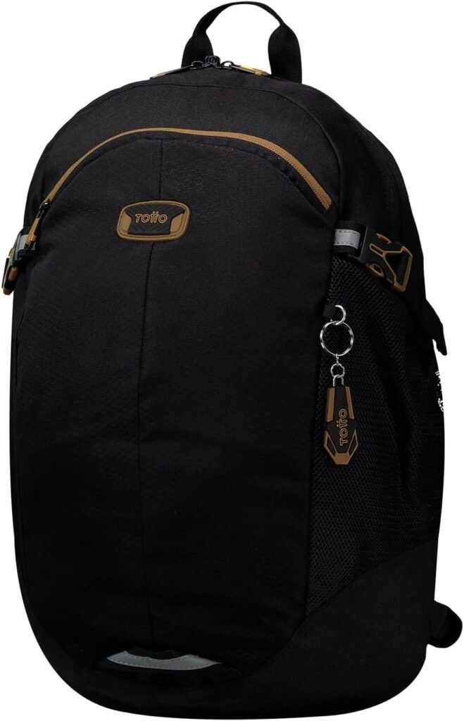 Mochila totto deporte color negro ideal para el uso diario